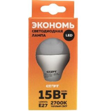 СТАРТ (17288) LEDGLS E27 15W30 WS