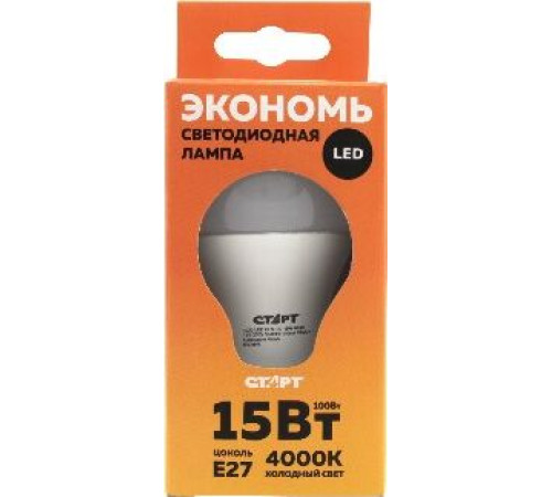 СТАРТ (17287) LEDGLS E27 15W40 WS