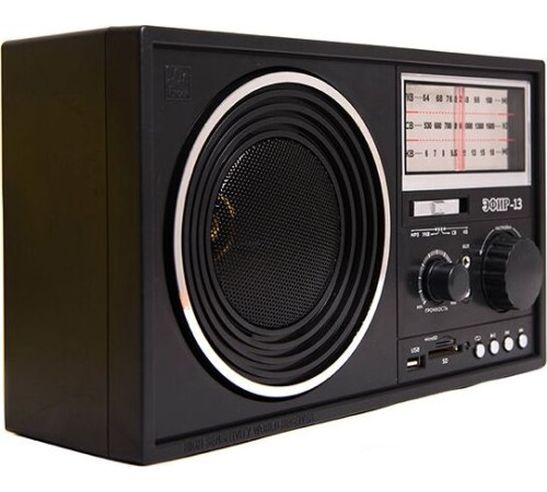 ЭФИР 13 УКВ 64-108МГц, бат. 4*R20, 220V, USB/SD/microSD/AUX