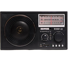 ЭФИР 13 УКВ 64-108МГц, бат. 4*R20, 220V, USB/SD/microSD/AUX