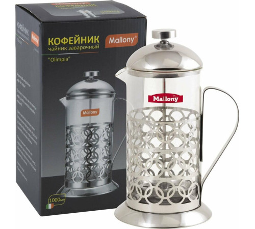 MALLONY T046-1000ML чайник/кофейник 1,0л 
