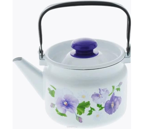 Чайник эмалированный ЛЫСЬВА 27104П2 (С-2710П2/4Рч) 2,0л с рис.