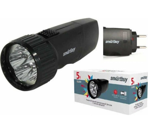 SMARTBUY (SBF-44-B) 5 LED с прямой зарядкой