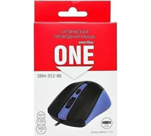 SMARTBUY (SBM-352-BK) синий/черный