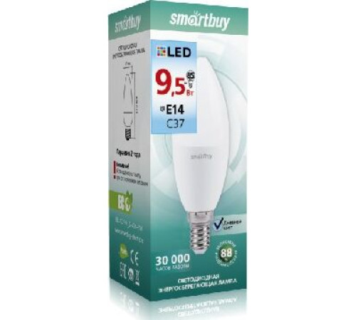 SMARTBUY (SBL-C37-9_5-40K-E14) 9.5W/4000/E14