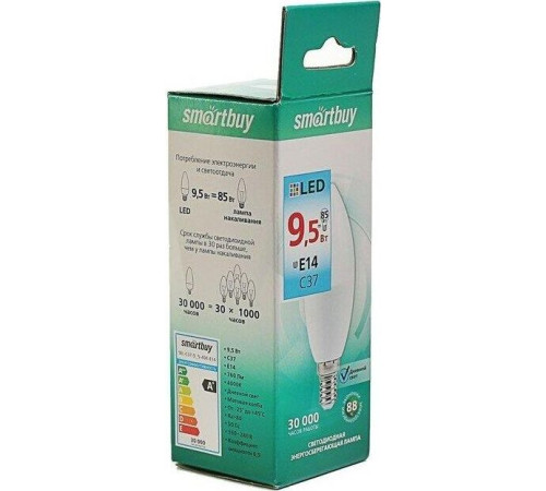 SMARTBUY (SBL-C37-9_5-40K-E14) 9.5W/4000/E14