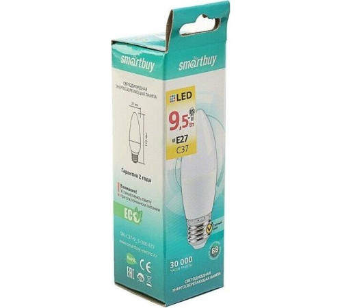SMARTBUY (SBL-C37-9_5-30K-E27) 9.5W/3000/E27