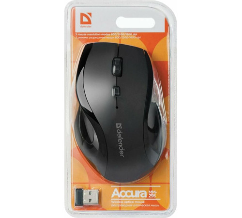 DEFENDER (52295) ACCURA MM-295 черный