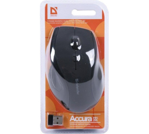 DEFENDER (52295) ACCURA MM-295 черный