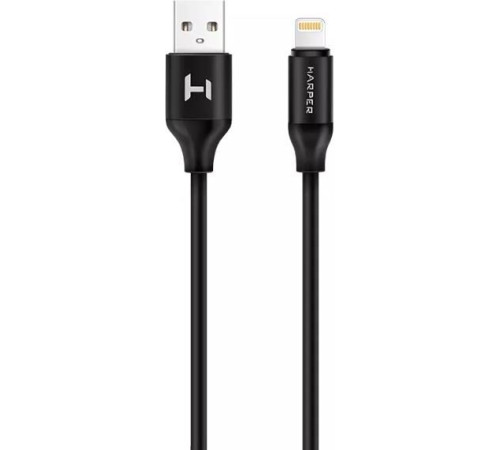 HARPER SCH-530 ( 8PIN, 1м, оплетка силикон) черный