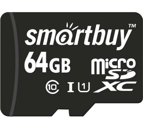 SMARTBUY (SB64GBSDCL10-00) MicroSDXC 64GB Class10 UHS-1