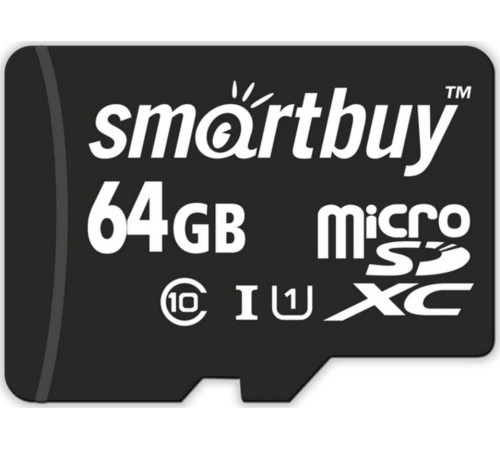 SMARTBUY (SB64GBSDCL10-00) MicroSDXC 64GB Class10 UHS-1