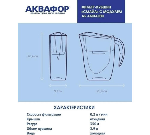 АКВАФОР СМАЙЛ салатовый