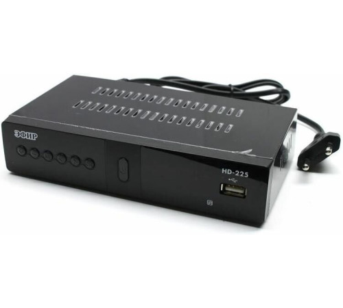 ЭФИР HD-225 DVB-T2/DOLBY DIGITAL/WI-FI/дисплей, металл