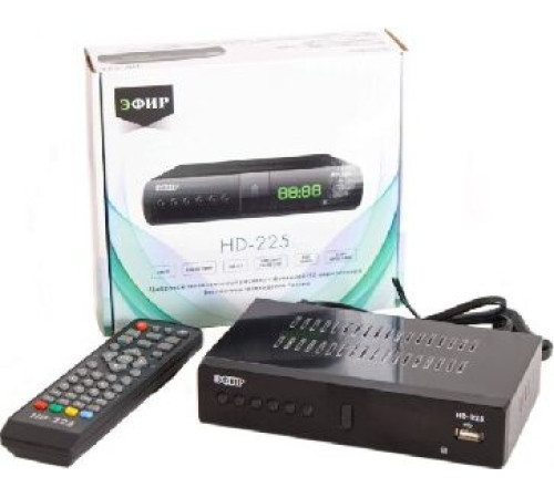 ЭФИР HD-225 DVB-T2/DOLBY DIGITAL/WI-FI/дисплей, металл