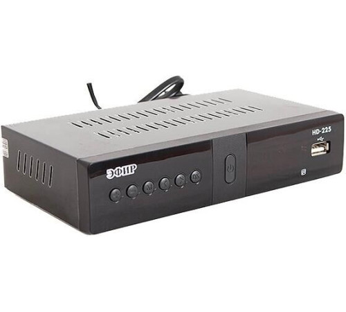 ЭФИР HD-225 DVB-T2/DOLBY DIGITAL/WI-FI/дисплей, металл