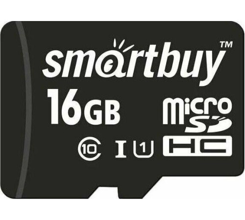 SMARTBUY (SB16GBSDCL10-01LE) MicroSDHC 16GB Class10 LE + адаптер
