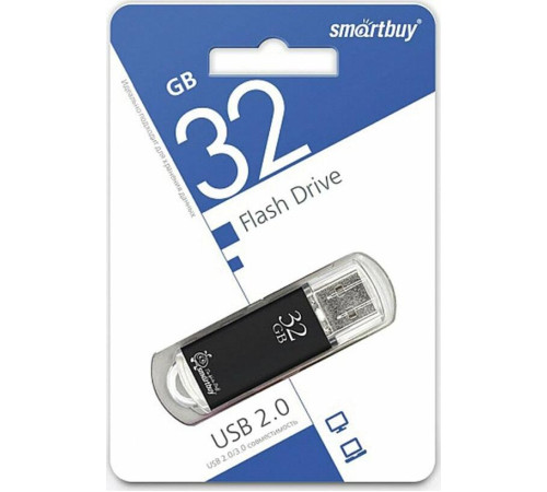 USB флеш SMARTBUY (SB128GBVC-K3) 128GB V-CUT BLACK USB3.0