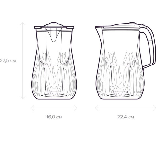 АКВАФОР ОРЛЕАН чёрный