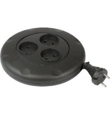 Удлинитель SMARTBUY (SBE-10-3-03-B) - 3 гнезда 3 метра (10А/2,2кВт) круглый черный