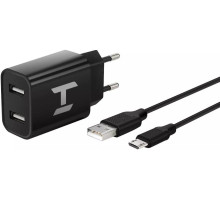 HARPER WCH-5113 СЗУ 2.1A + кабель MICROUSB черный