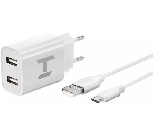 HARPER WCH-5113 СЗУ 2.1A + кабель MICROUSB белый