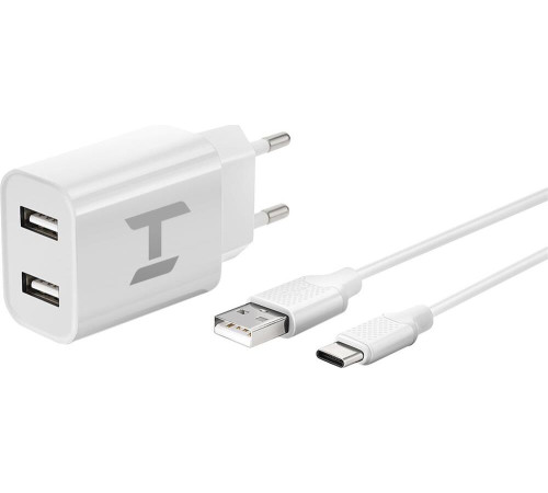 HARPER WCH-5118 СЗУ 2.1A + кабель TYPE-C белый