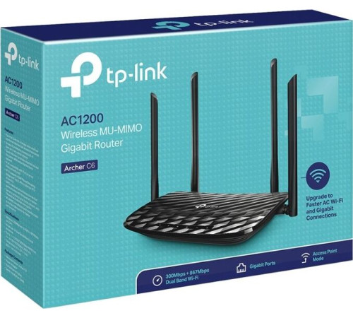TP-LINK Archer C6, (ARCHER C6) ,черный