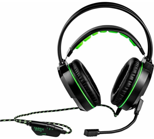 HARPER GAMING GHS-R101 черный\зеленый