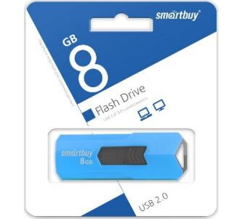 SMARTBUY (SB8GBST-B) 8GB STREAM BLUE