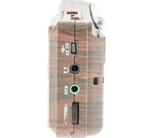 Радиоприемник PERFEO (i120-BK) ЕГЕРЬ - коричневый