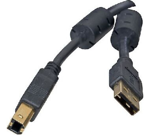5BITES UC5010-018A EXPRESS USB2.0 / AM-BM / FERRITES / 1.8M / BLACK
