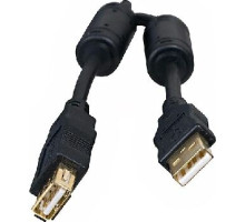5BITES UC5011-018A EXPRESS USB2.0 / AM-AF / FERRITES / 1.8M / BLACK