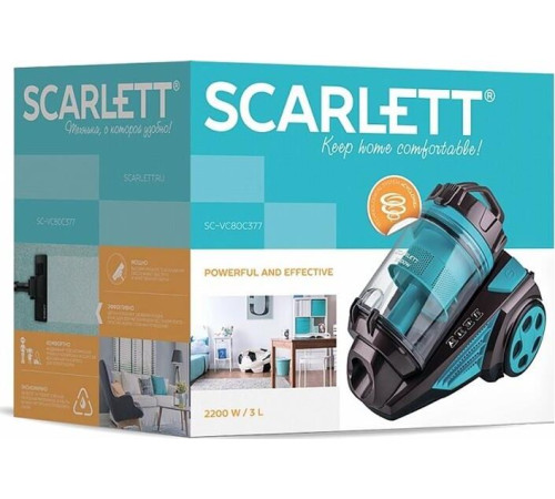 SCARLETT SC-VC80C377 коричневый