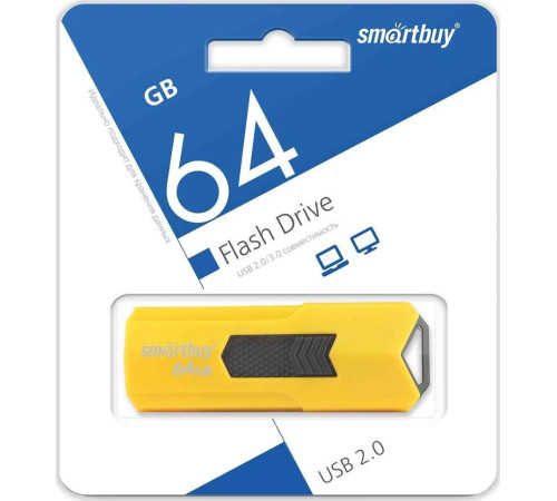 SMARTBUY (SB64GBST-Y) 64GB STREAM YELLOW