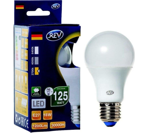 REV 32402 7 A60 Е27/16W/2700K