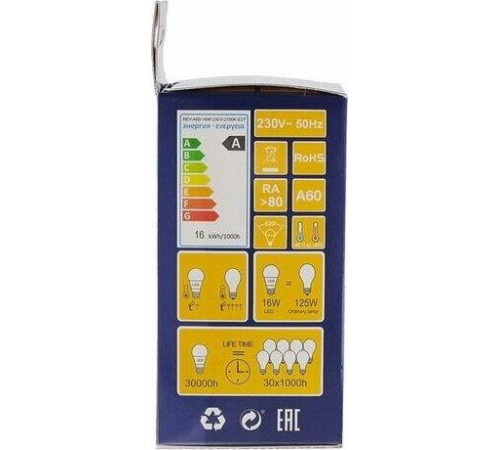 REV 32402 7 A60 Е27/16W/2700K