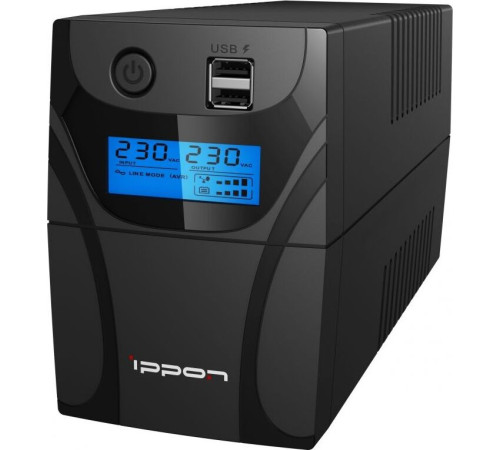 IPPON BACK POWER PRO II 500 LCD+USB (300Вт/500ВА)