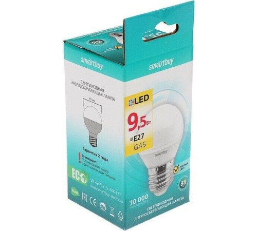 SMARTBUY (SBL-G45-9_5-30K-E27) 9.5W/3000/E27