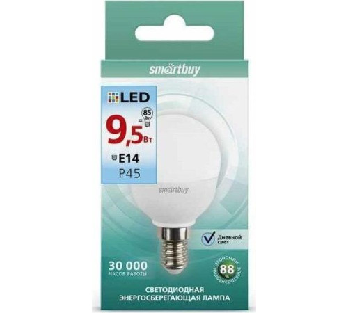 SMARTBUY (SBL-P45-9_5-40K-E14) 9.5W/4000/E14