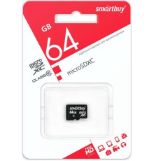 SMARTBUY (SB64GBSDCL10-00LE) MicroSDXC 64GB Class10 LE