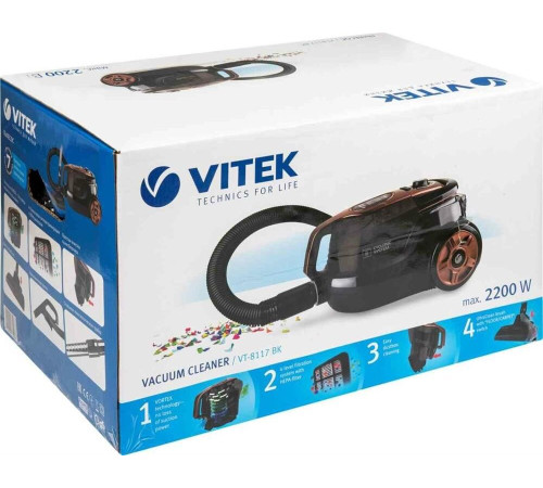 VITEK VT-8117 BK (Циклон)