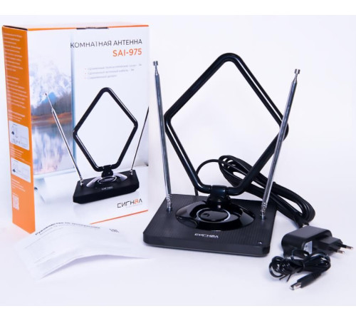 СИГНАЛ SAI-975 DVB-T2/ДМВ+МВ, активная