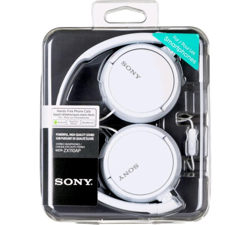 SONY MDR-ZX110AP/W Цвет Белый