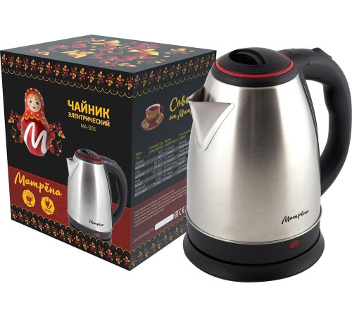 МАТРЁНА MA-001 нержавейка красный