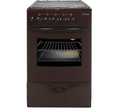 ЛЫСЬВА ГП 400МC-2у коричневая с крышкой