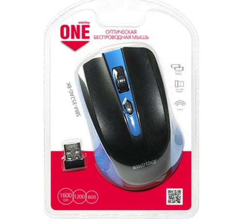 SMARTBUY (SBM-352AG-BK) черный/синий