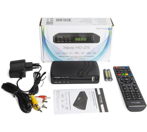 ЭФИР HD-215 DVB-T2/DOLBY DIGITAL/WI-FI/дисплей