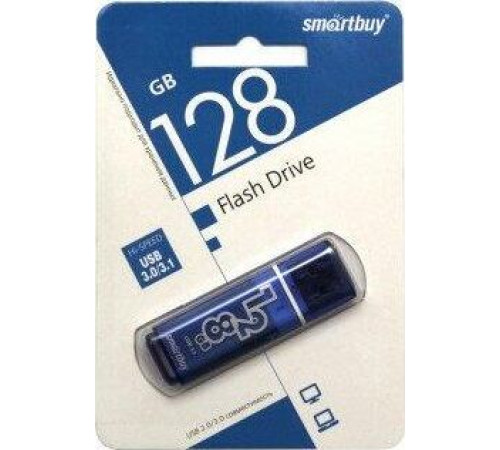 SMARTBUY (SB128GBGS-DB) 128GB GLOSSY DARK BLUE USB3.0
