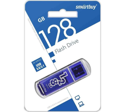SMARTBUY (SB128GBGS-DB) 128GB GLOSSY DARK BLUE USB3.0
